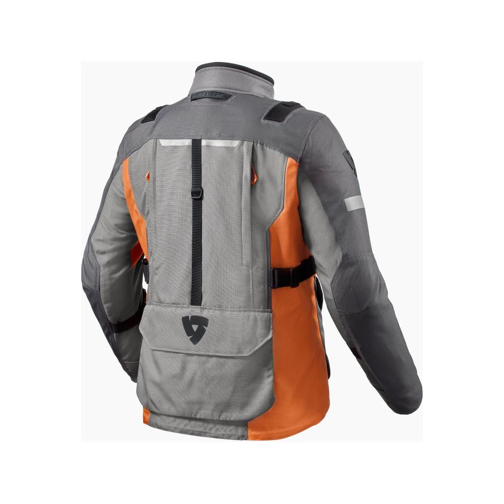 Revit Sand 4 H2O Textile Jacket Grey / Orange