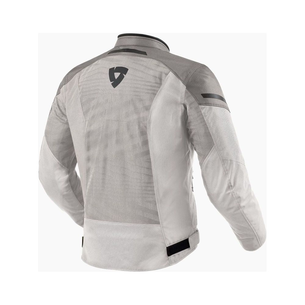 Revit Torque 2 H2O Textile Jacket Silver / Grey - FREE UK Shipping, FREE 365 Day Returns | Moto Central