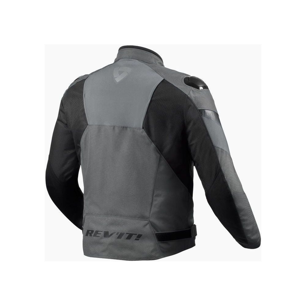 Revit Control H2O Textile Jacket Grey / Black - FREE UK Shipping, FREE 365 Day Returns | Moto Central