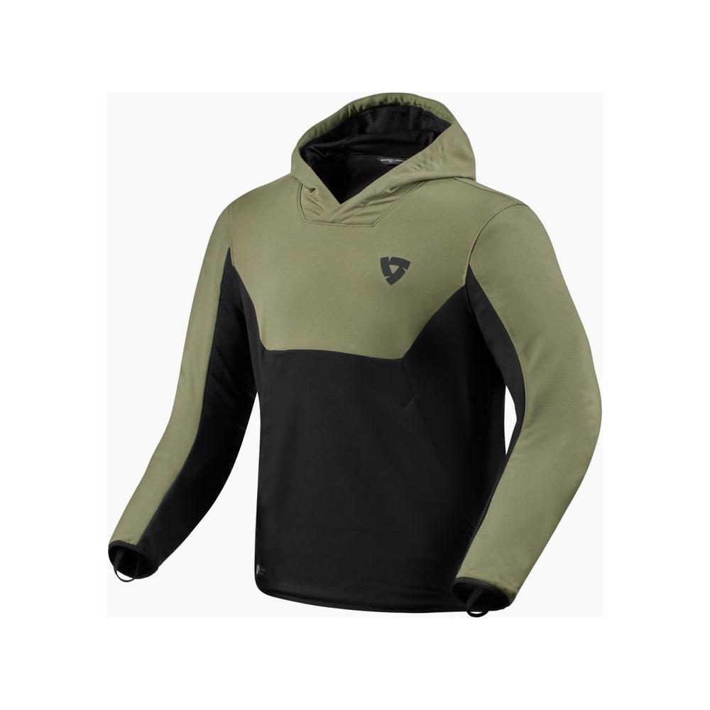 Revit Andon Protective Hoodie Black / Green