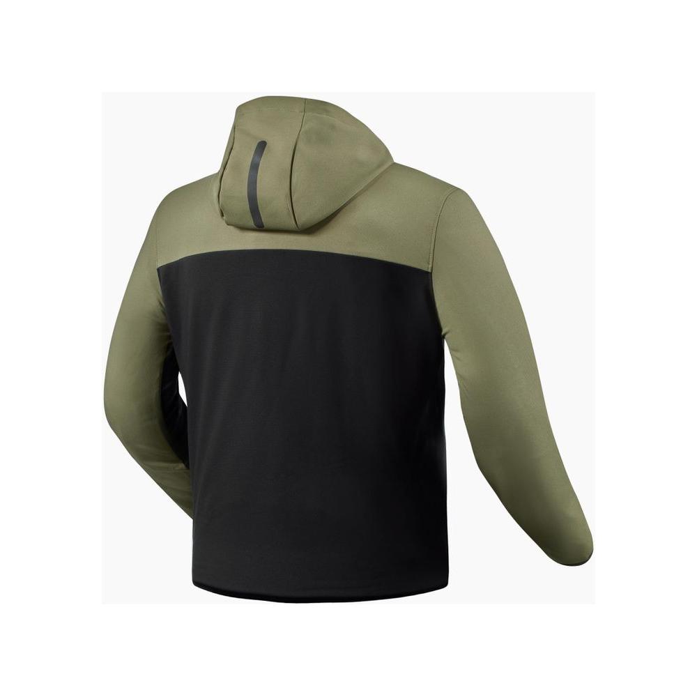 Revit Andon Protective Hoodie Black / Green - FREE UK Shipping, FREE 365 Day Returns | Moto Central