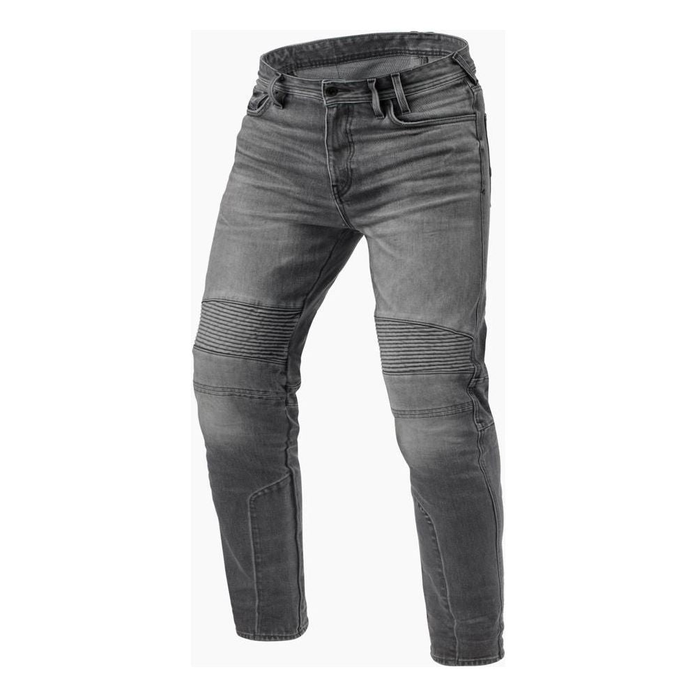 Revit Moto 2 Tapered Fit Denim Jeans Medium Grey Used