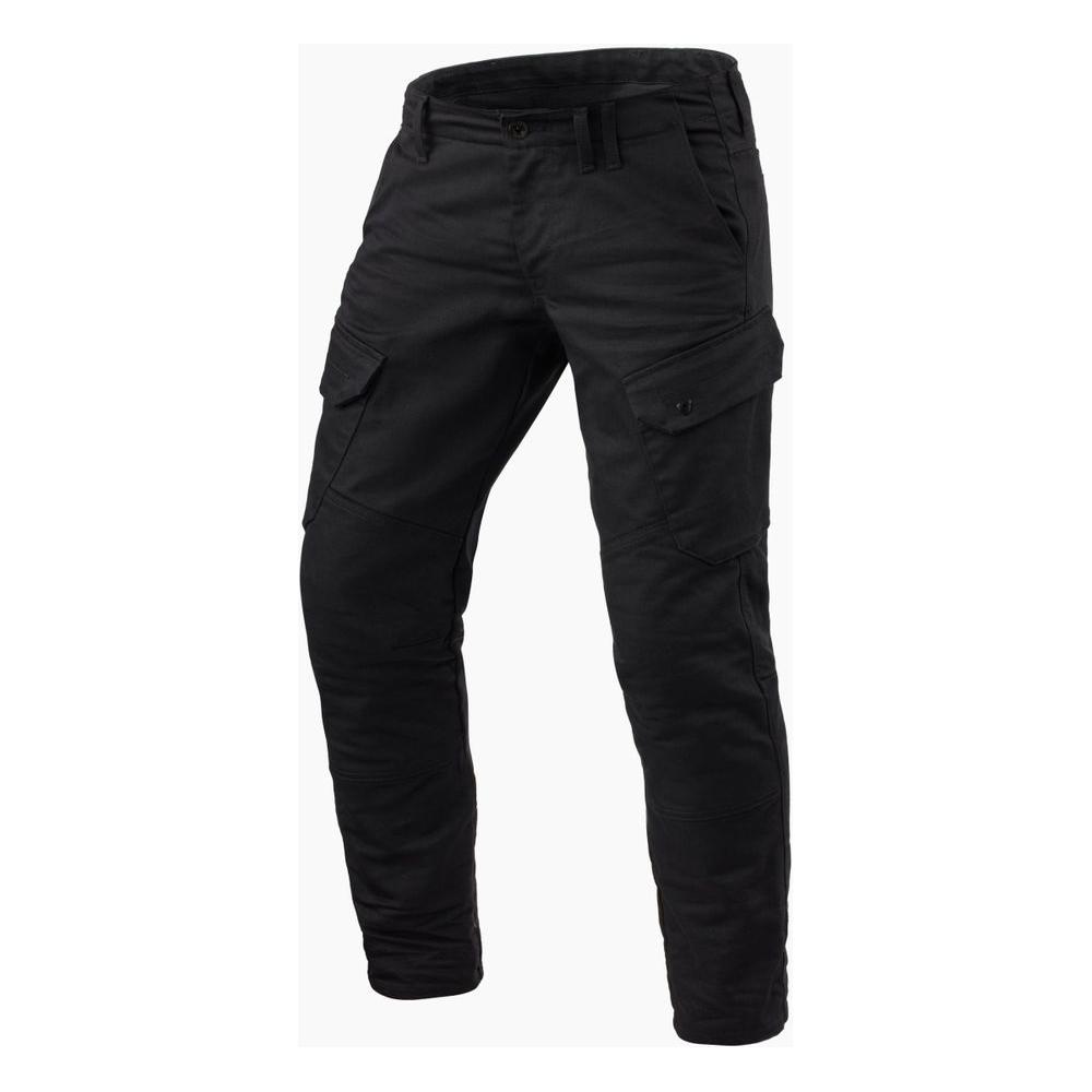 Revit Cargo 2 Tapered Fit Denim Jeans Black