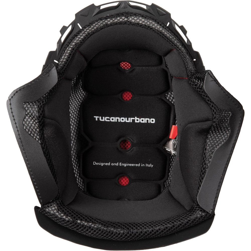 Tucano Urbano Inner With Cushions For EL'Fast Helmet Black