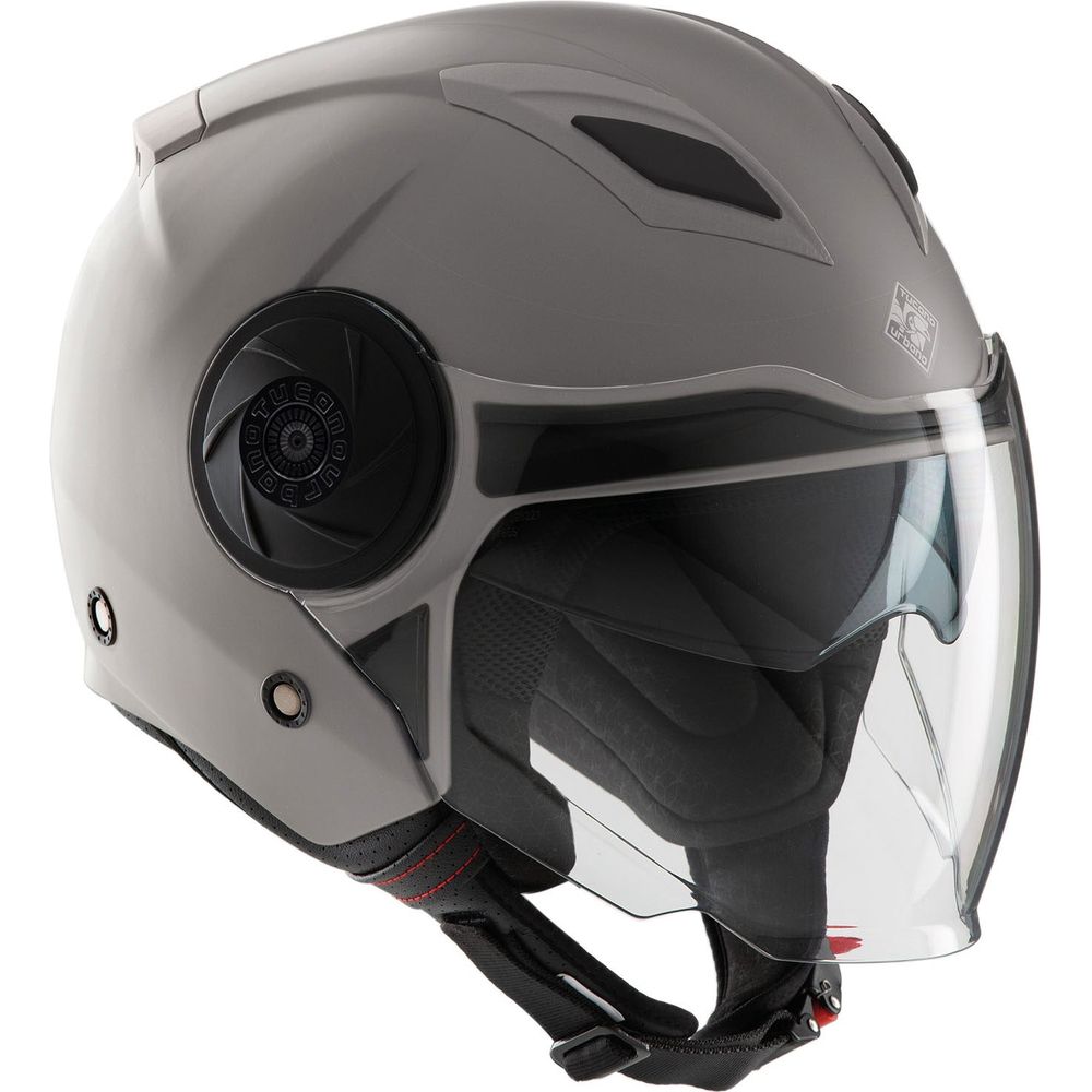 Tucano Urbano EL'City Open Face Helmet Moondust Matt Grey