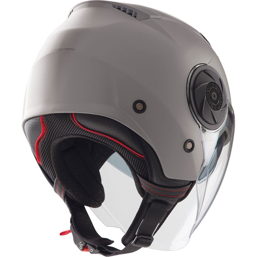 Tucano Urbano EL'City Open Face Helmet Moondust Matt Grey  - FREE UK Shipping, FREE 365 Day Returns | Moto Central