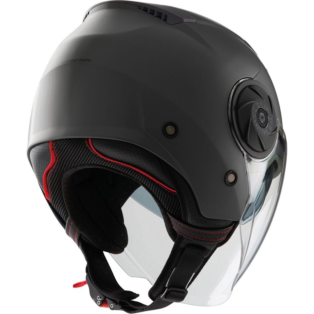 Tucano Urbano EL'City Open Face Helmet Matt Black  - FREE UK Shipping, FREE 365 Day Returns | Moto Central