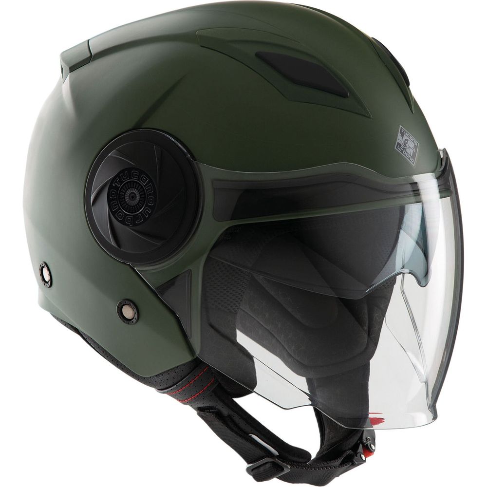 Tucano Urbano EL'City Open Face Helmet Matt Airborne Green