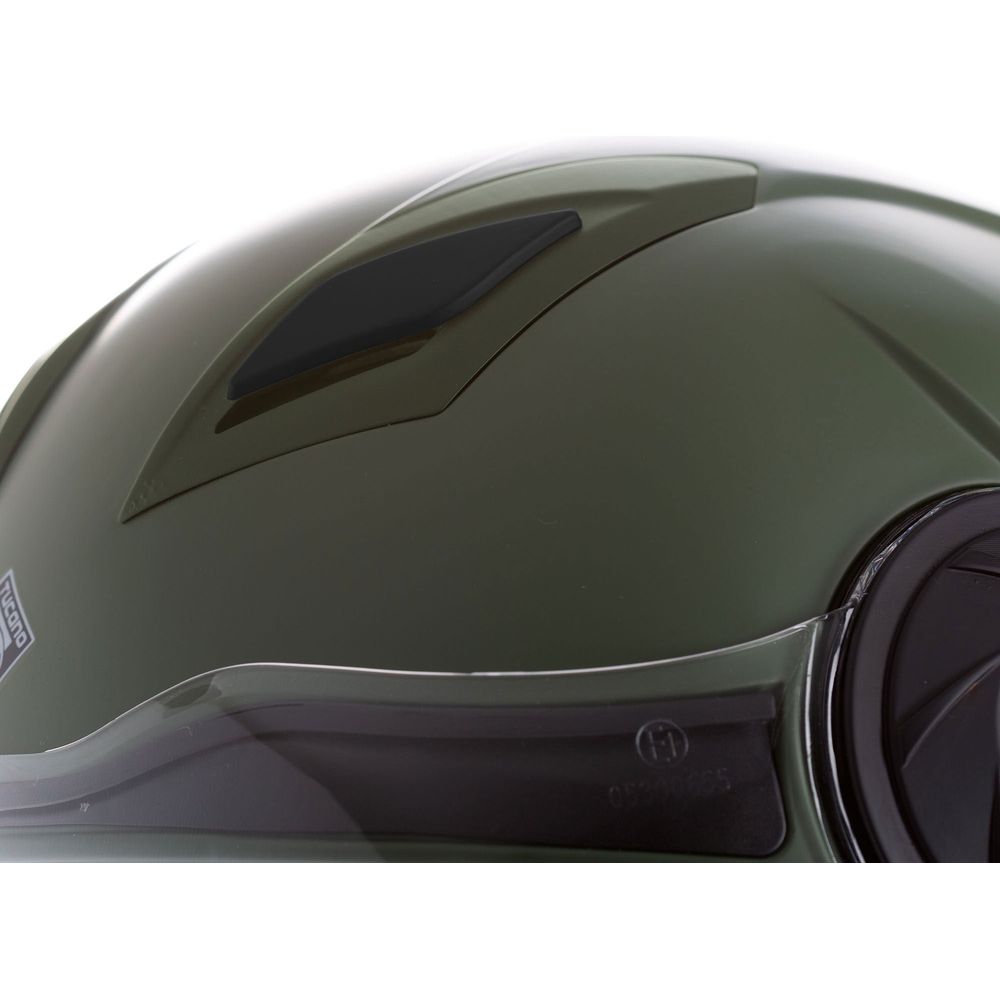 Tucano Urbano EL'City Open Face Helmet Matt Airborne Green  - FREE UK Shipping, FREE 365 Day Returns | Moto Central