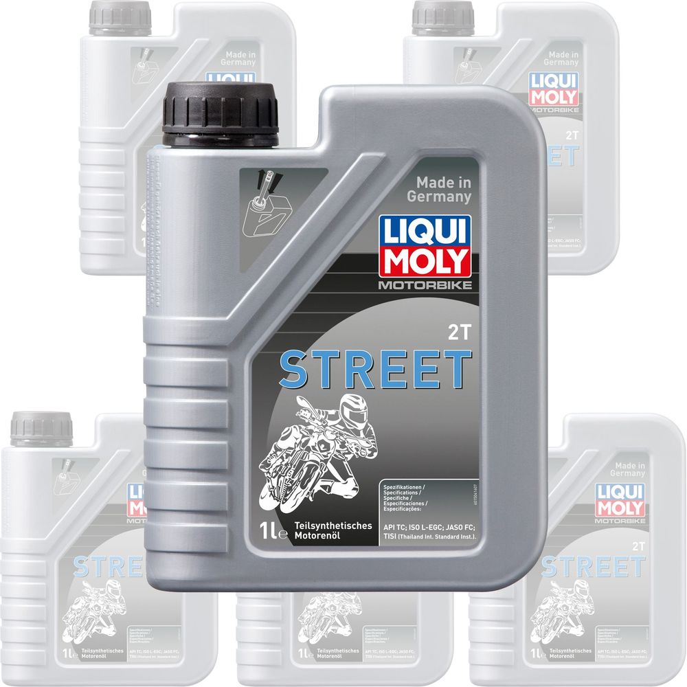 Liqui Moly 2 Stroke Semi Synthetic Motorbike Street Oil - Box of 6