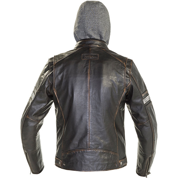 Richa Toulon 2 Hooded Leather Jacket Black