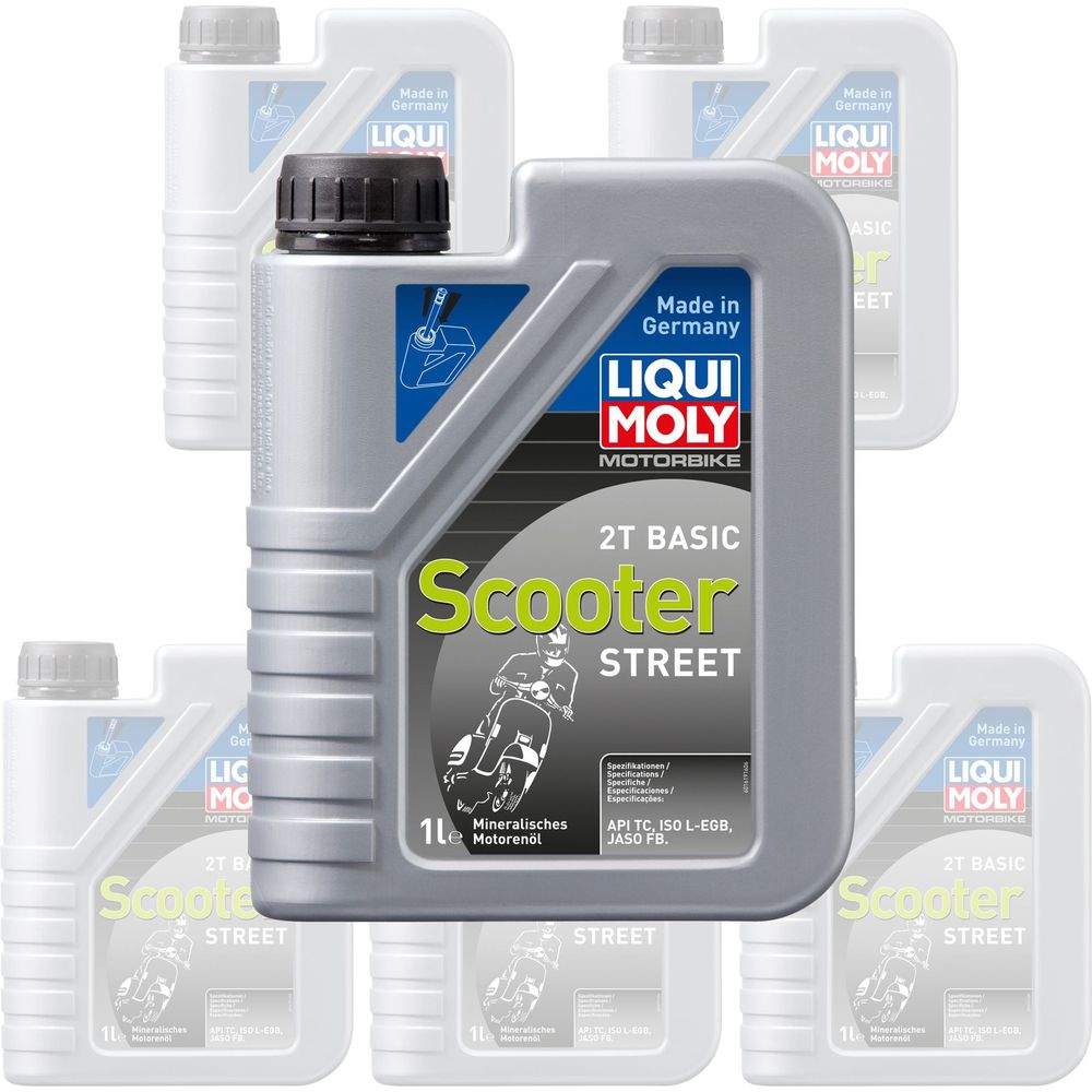 Liqui Moly Oil Motorbike 2T Basic Scooter SAE30 Alt - Box of 6