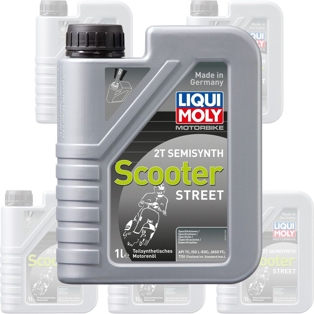 Liqui Moly 2 Stroke Semi Synthetic Scooter Street Oil - Box of 6