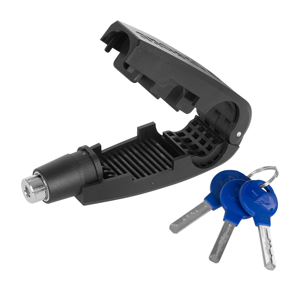 Oxford Lever Lock Black - FREE UK Shipping, FREE 365 Day Returns | Moto Central