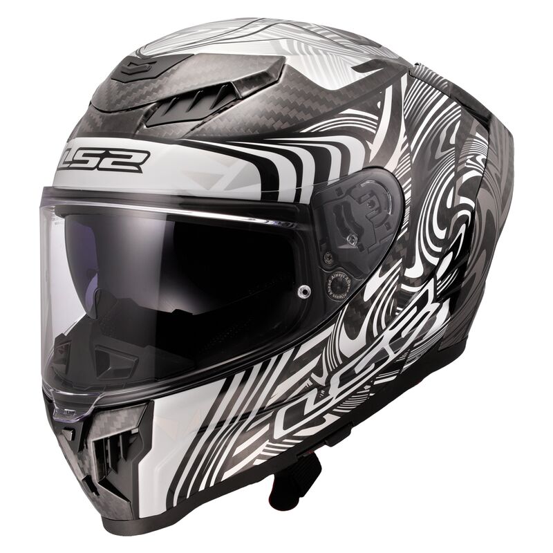 LS2 FF807 Dragon Full Face Helmet Enthum Silver