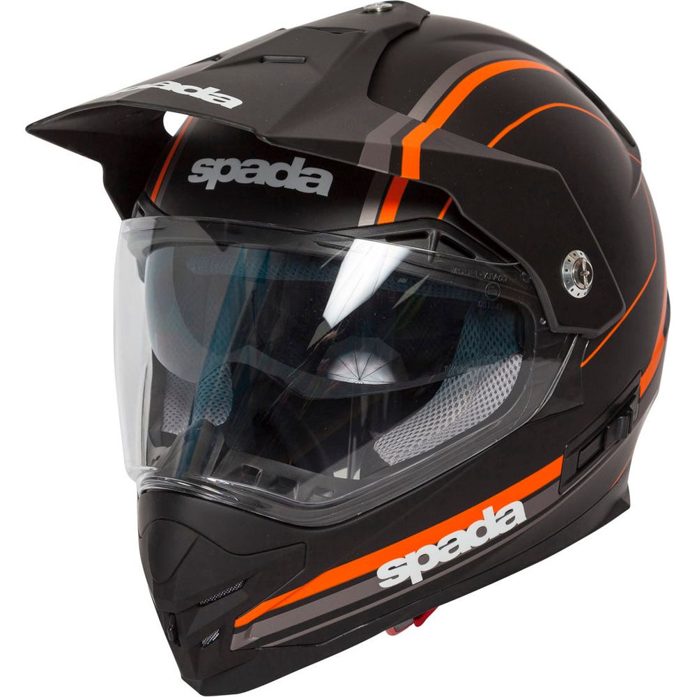 Spada Intrepid Delta Full Face Helmet Black / Orange