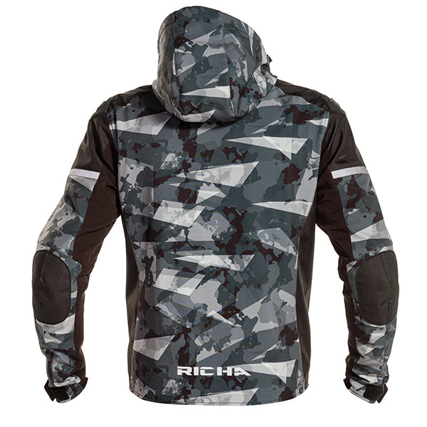 Richa Stealth Hooded Textile Jacket Camo Grey