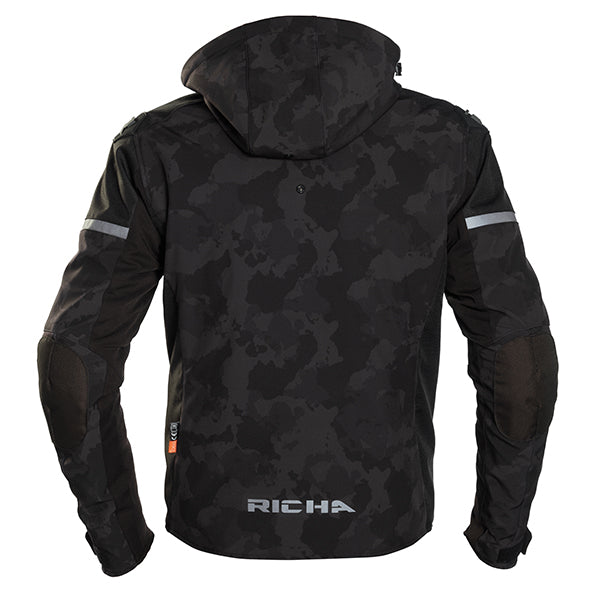 Richa Stealth Hooded Textile Jacket Black