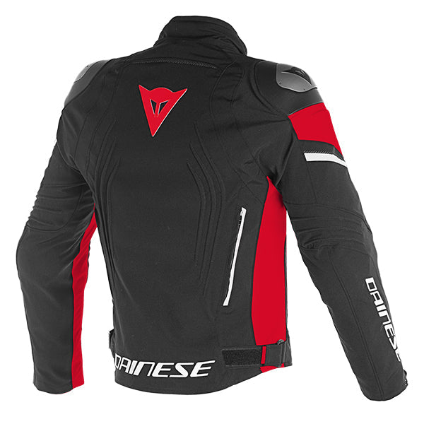 Dainese Racing 3 D-Dry All Weather Textile Jacket Black / Black / Red