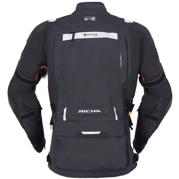 Richa Armada Pro Touring Gore-Tex Jacket Black - FREE UK Shipping, FREE 365 Day Returns | Moto Central