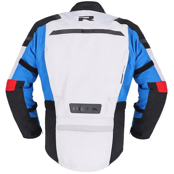 Richa Brutus Touring Gore-Tex Jacket Grey / Blue / Red - FREE UK Shipping, FREE 365 Day Returns | Moto Central