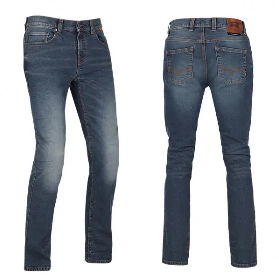 Richa Original 2 Slim Fit Riding Denim Jeans Wash Blue - FREE UK Shipping, FREE 365 Day Returns | Moto Central