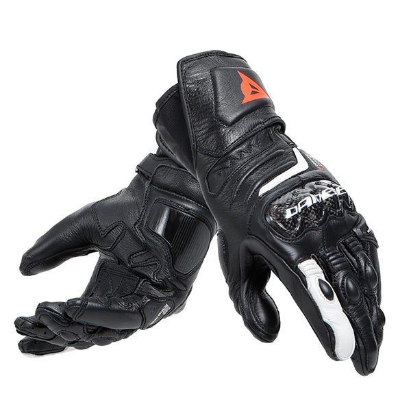 Dainese Carbon 4 Ladies Long Leather Gloves Black / White / Red