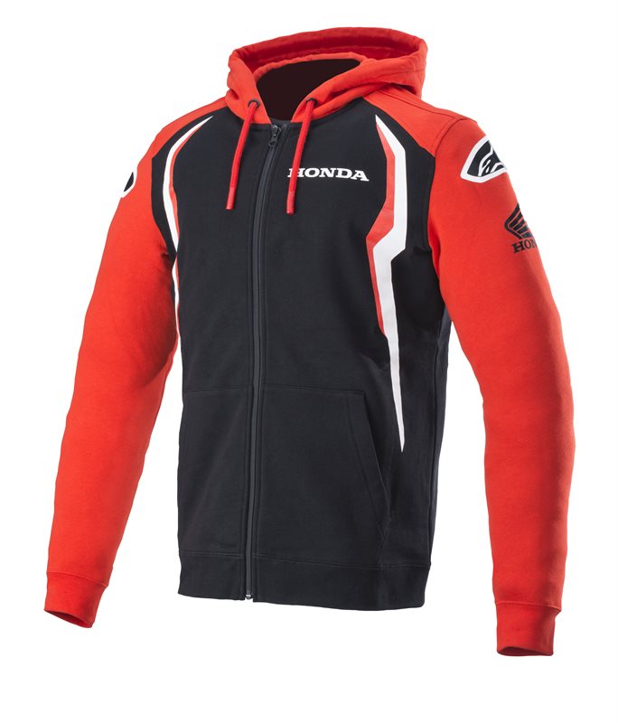 Alpinestars Honda Zip Hoodie Red / Black