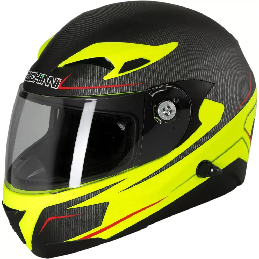 Duchinni D405 Colt Full Face Helmet Black / Neon