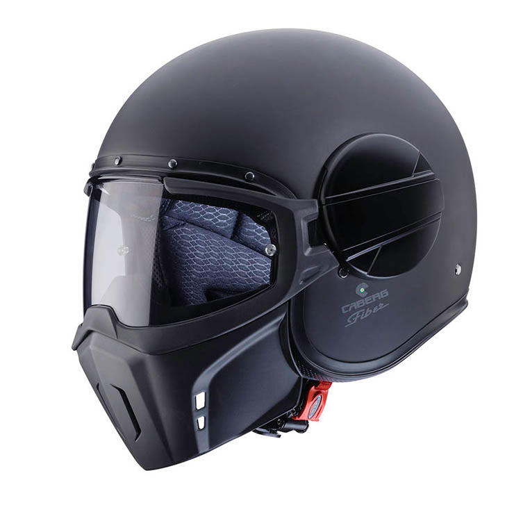 Caberg Jet Ghost X Plain Open Face Helmet Matt Black