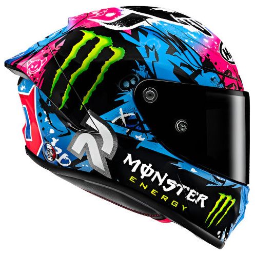 HJC RPHA 1 Quartararo Le Mans Special Full Face Helmet MC28 Black / Blue / Pink