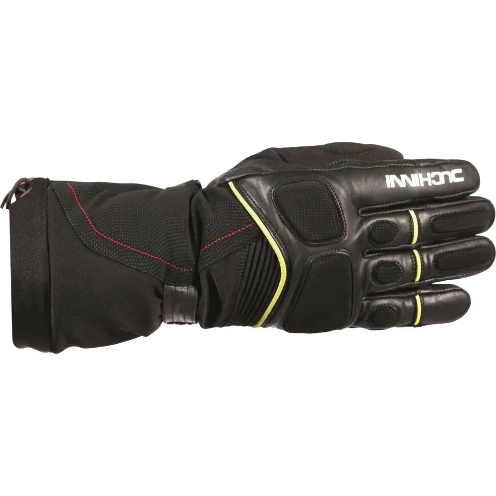 Duchinni Fairmont Leather / Textile Gloves Black / Neon