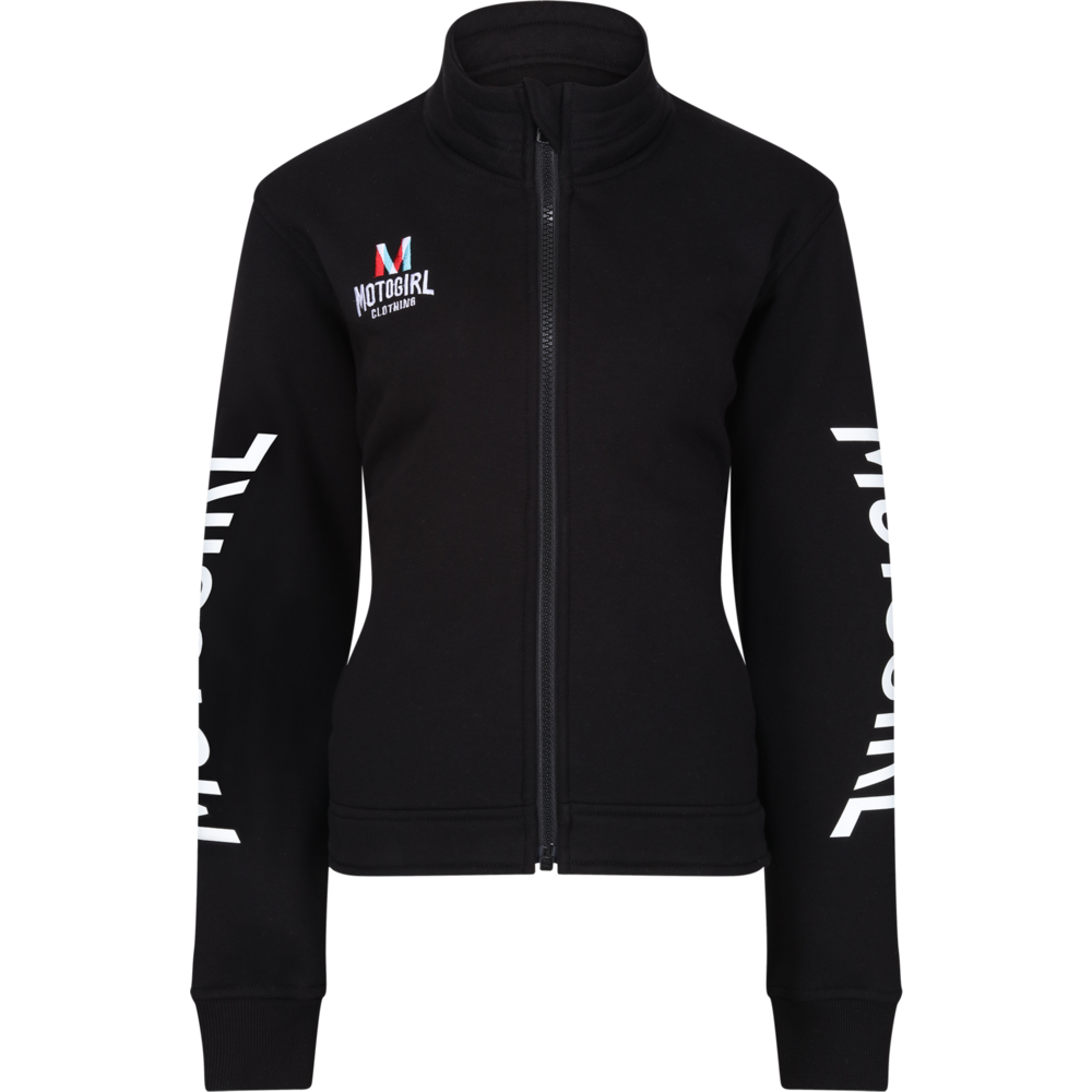 MotoGirl M-Patch Ladies Sweatshirt Black