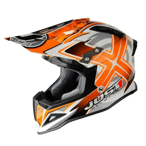 Just1 J12 Carbon MX Helmet Mister X Orange