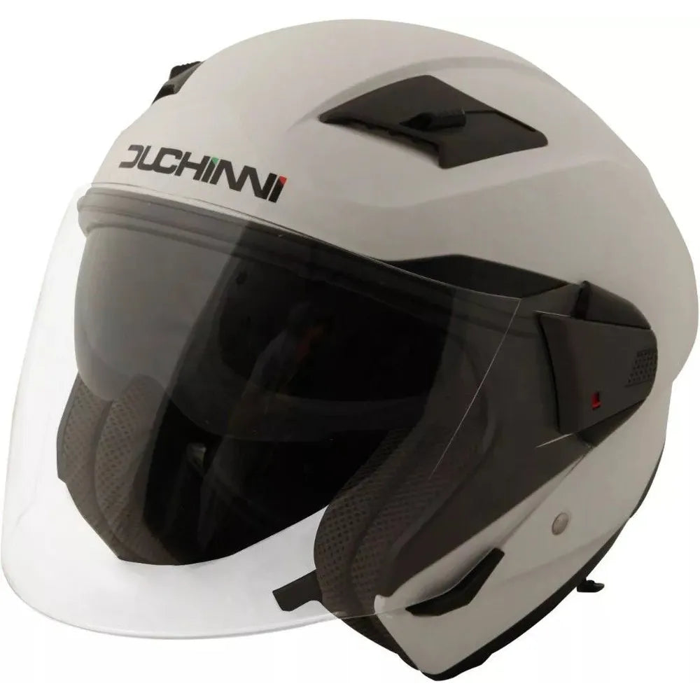 Duchinni D205 Open Face Helmet White