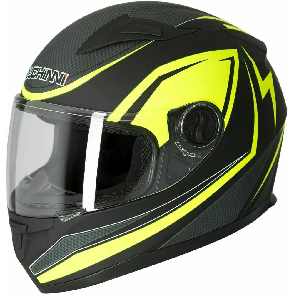 Duchinni D705 Syncro Full Face Helmet Black / Neon