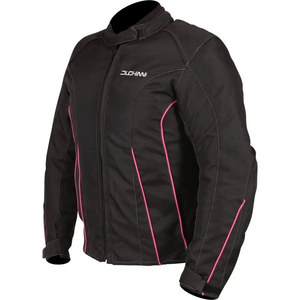 Duchinni Libra Jacket Black / Pink - FREE UK Shipping, FREE 365 Day Returns | Moto Central