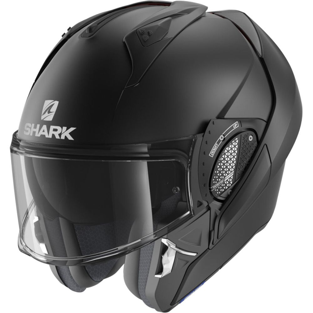 Shark Evo GT Blank Full Face Helmet Matt Black