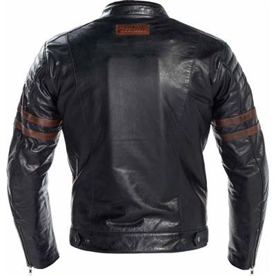 Richa Curtiss Leather Jacket Petrol / Brown