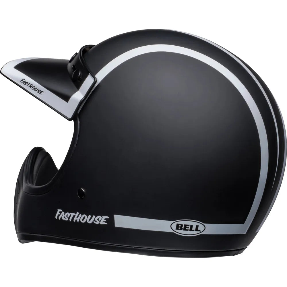 Bell Cruiser Moto 3 Fasthouse Old Road Adventure Helmet Matt / Gloss Black / White