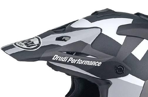 Arai MX-V Helmet Peak Block Black