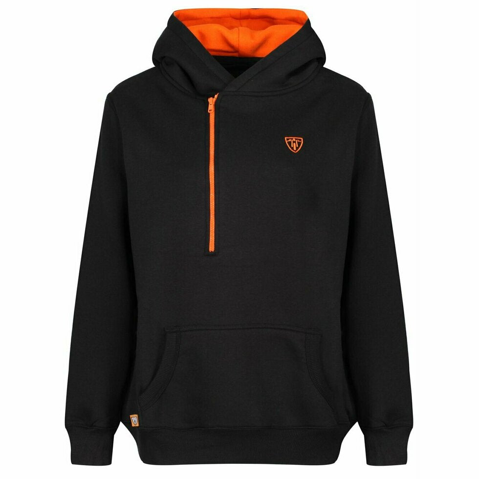 MotoGirl Helmet Ladies Hoodie Black / Orange - FREE UK Shipping, FREE 365 Day Returns | Moto Central