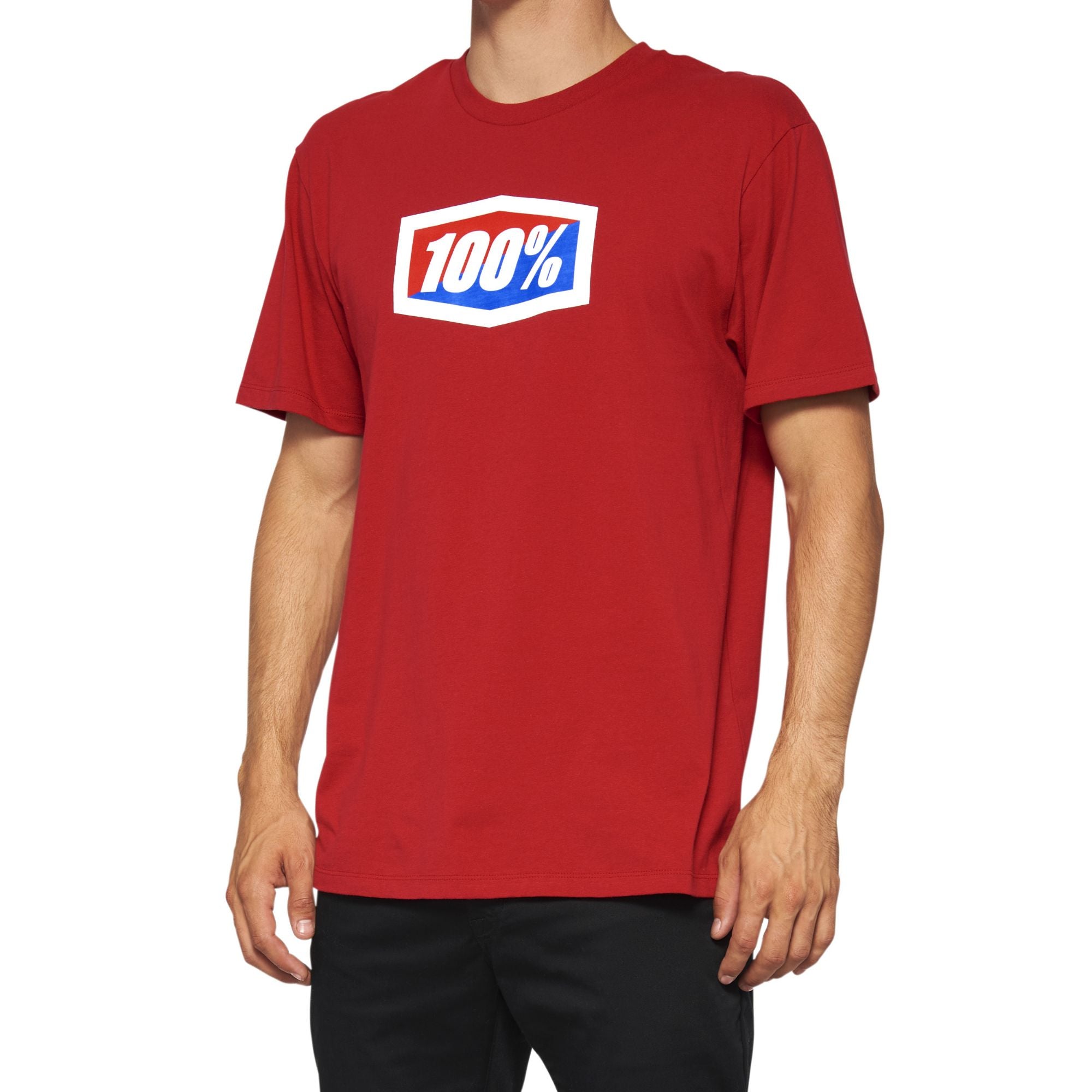 100% Official Short Sleeves T-Shirt Red - FREE UK Shipping, FREE 365 Day Returns | Moto Central