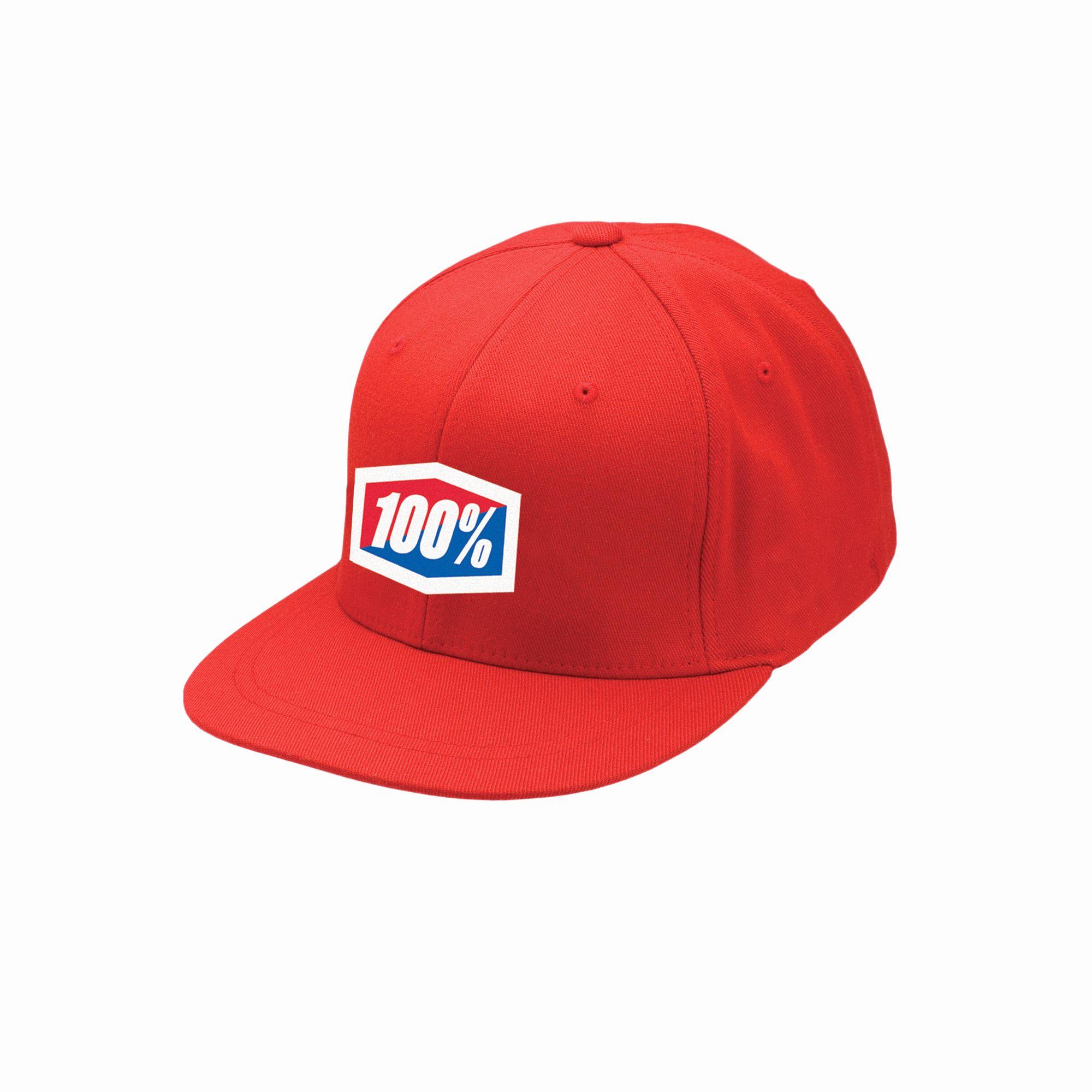 100% J-Fit Flexfit Hat Red - FREE UK Shipping, FREE 365 Day Returns | Moto Central