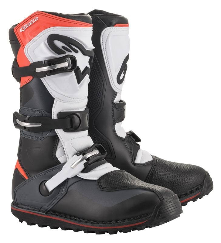 Alpinestars Tech T Off-Road Boots Black / Grey / Fluo Red