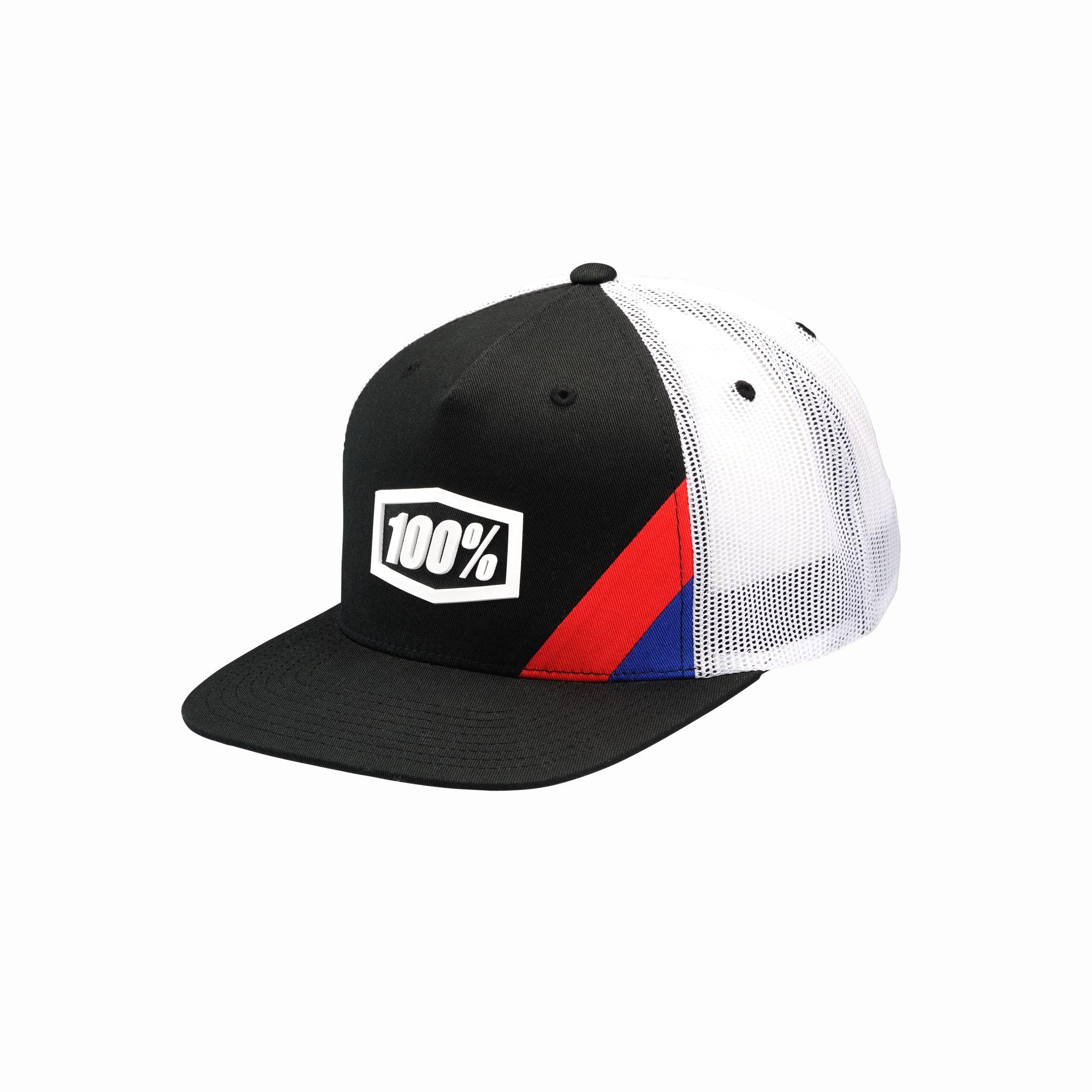 100% Cornerstone Trucker Youth Hat Black White - FREE UK Shipping, FREE 365 Day Returns | Moto Central