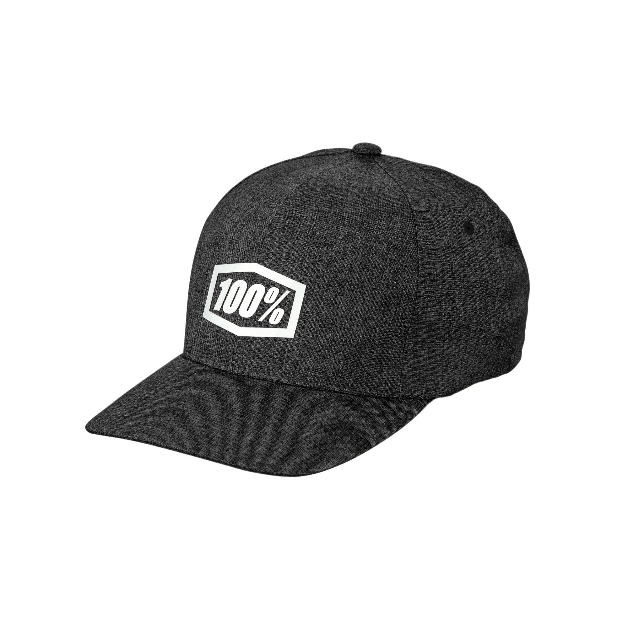 100% Generation X-Fit Hat Charcoal Heather - FREE UK Shipping, FREE 365 Day Returns | Moto Central