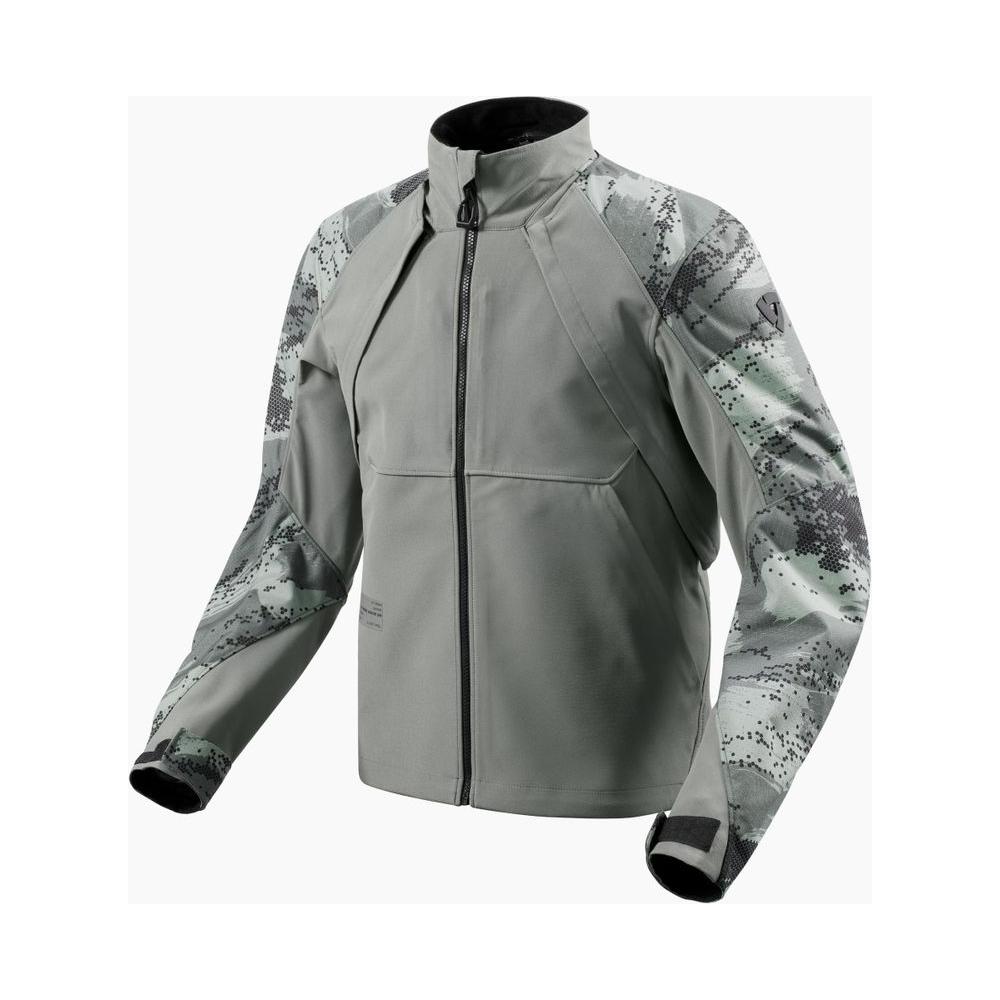 Revit Continent Wind-Blocking Textile Jacket Mid Grey