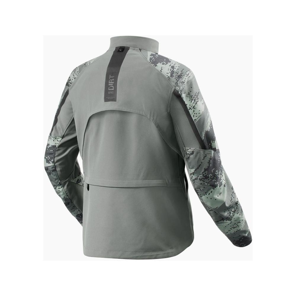 Revit Continent Wind-Blocking Textile Jacket Mid Grey - FREE UK Shipping, FREE 365 Day Returns | Moto Central