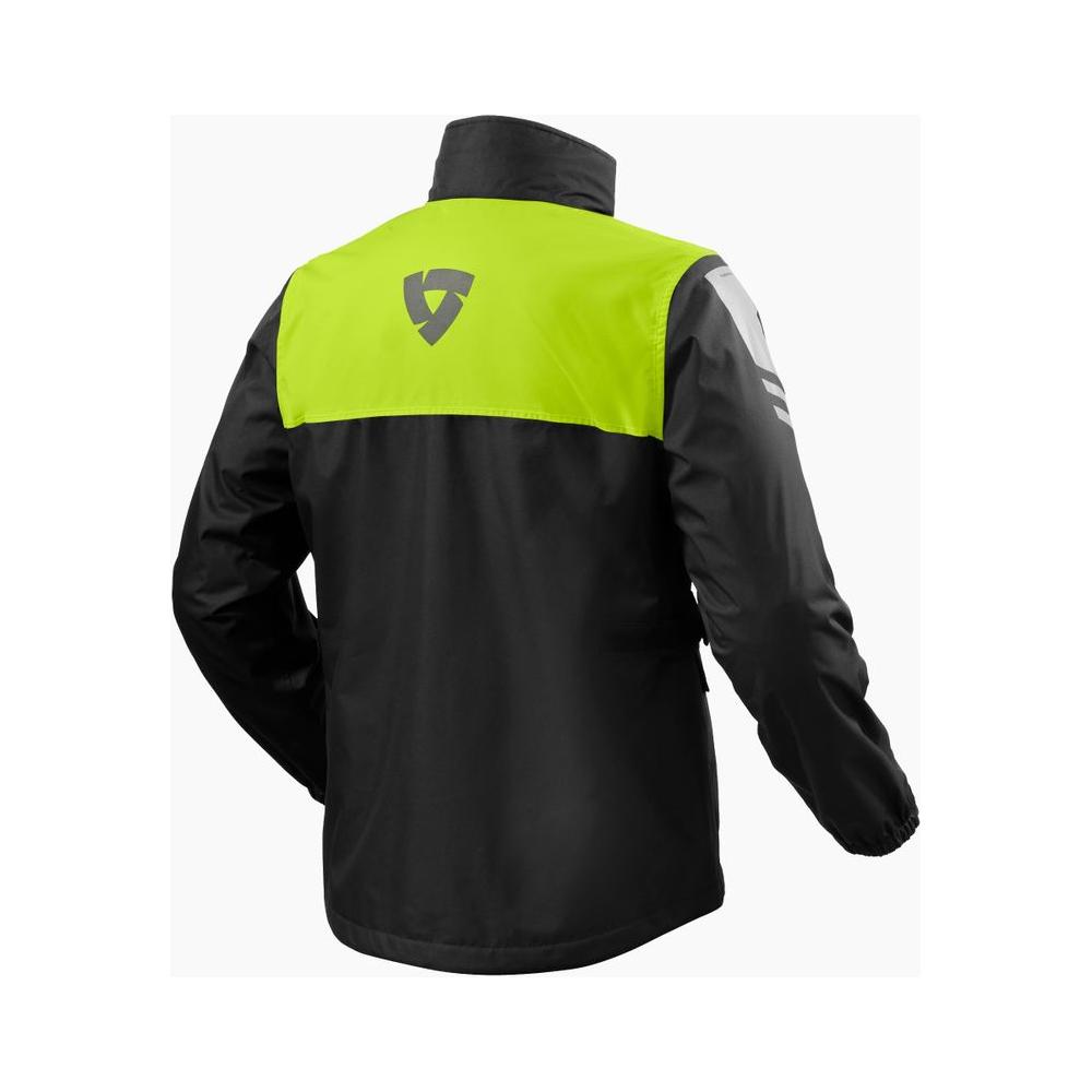 Revit Nitric 4 H2O Rain Over Jacket Black / Neon Yellow